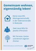 Neue WG (Wohngemeinschaft) in der Volkmannstraße in Walsrode