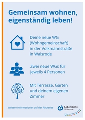 Neue WG (Wohngemeinschaft) in der Volkmannstraße in Walsrode