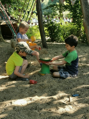 Spielen im Sand