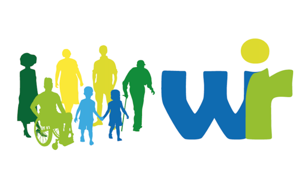 Logo WIR für Menschlichkeit und Vielfalt