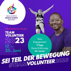 Jetzt als Volunteer registrieren