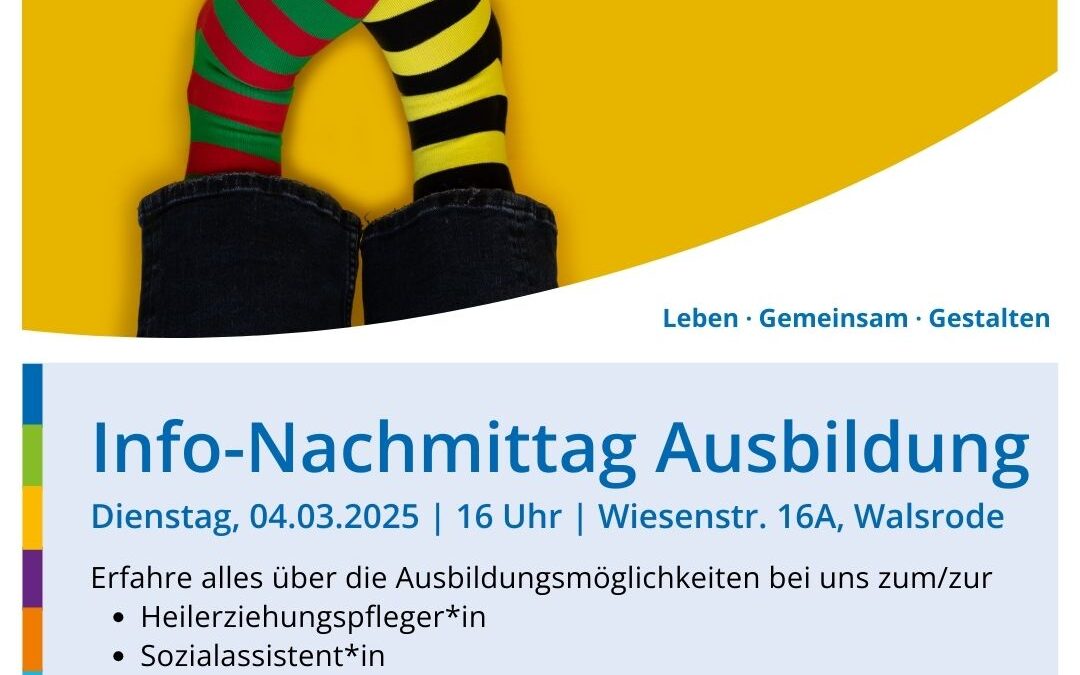 Info-Nachmittag Ausbildung am 4. März 2025 um 16 Uhr