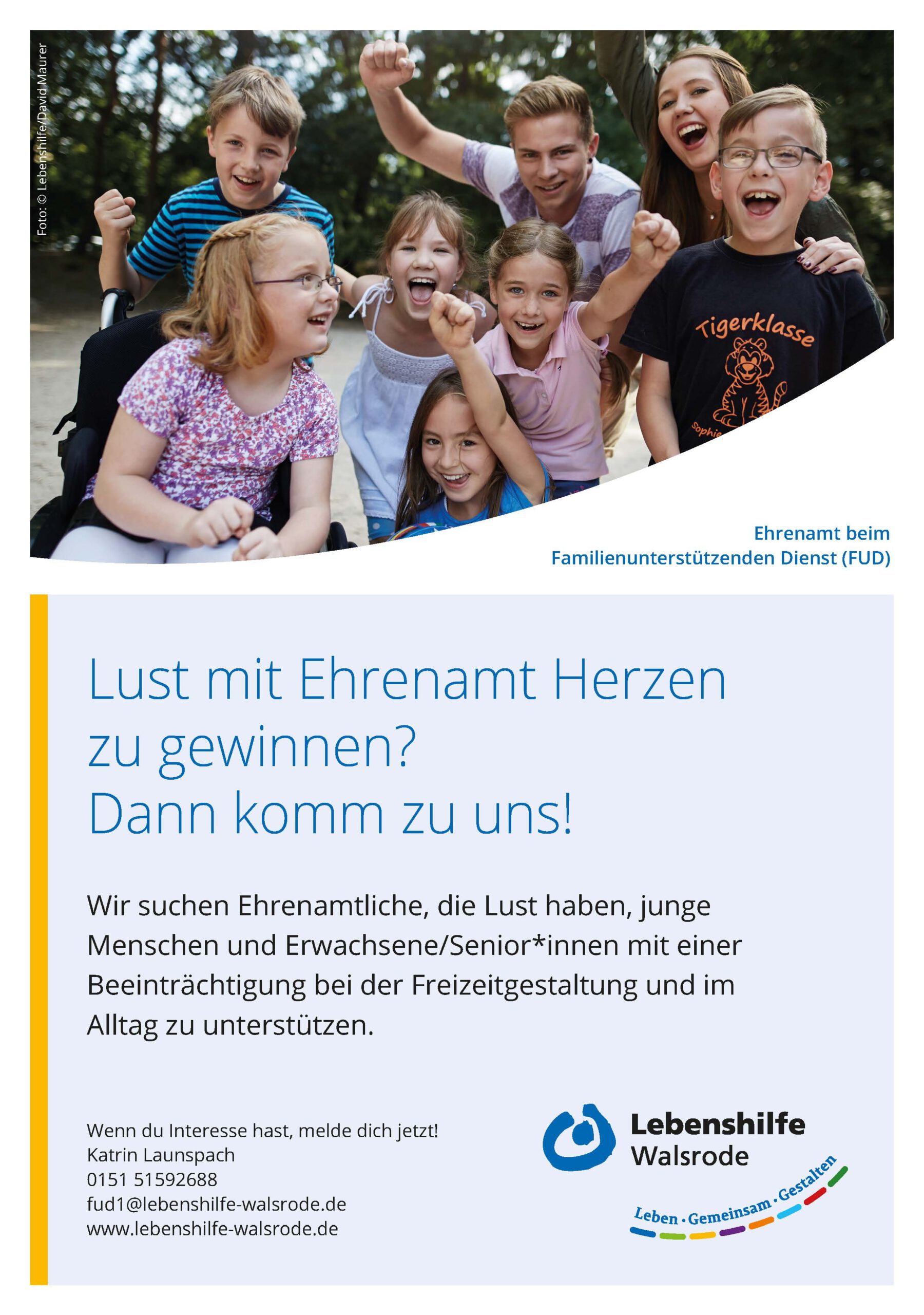 Ehrenamt Lust mit Ehrenamt Herzen zu gewinnen? Dann komm zu uns!