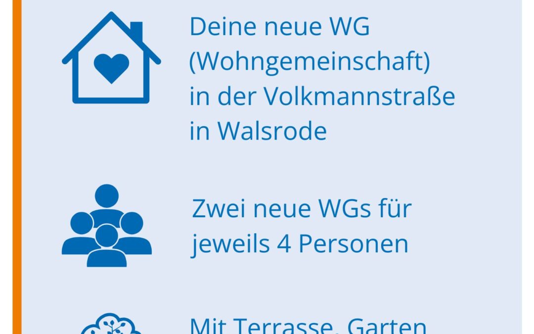 Neue WG (Wohngemeinschaft) in der Volkmannstraße in Walsrode