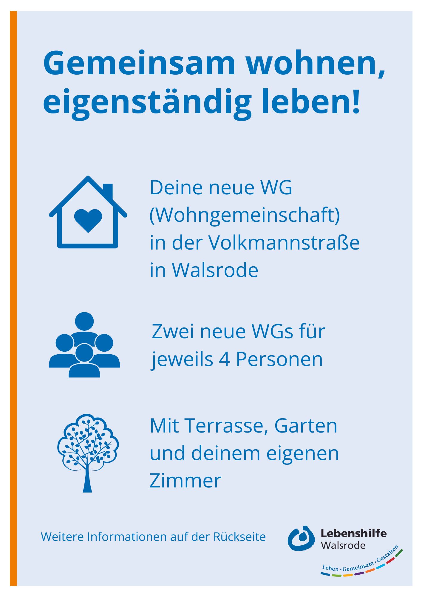 Aktuelles - Lebenshilfe Walsrode Neue WG (Wohngemeinschaft) in der Volkmannstraße in Walsrode