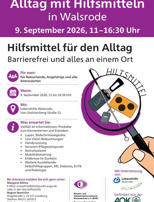 Hilfsmittelausstellung in der Klaus-Dieter-Haehn-Schule