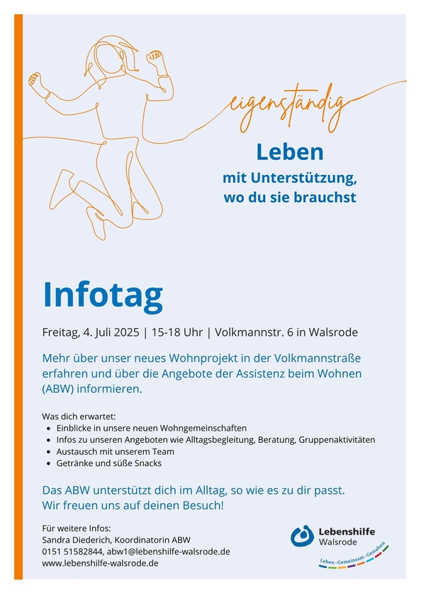 Aktuelles - Lebenshilfe Walsrode Eigenständig Leben mit Unterstützung: Neues Wohnprojekt in der Volkmannstraße – Infotag am 4. Juli