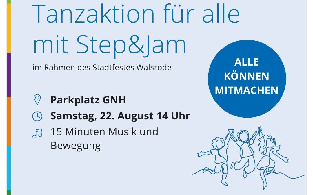 Tanzaktion für alle beim Stadtfest Walsrode