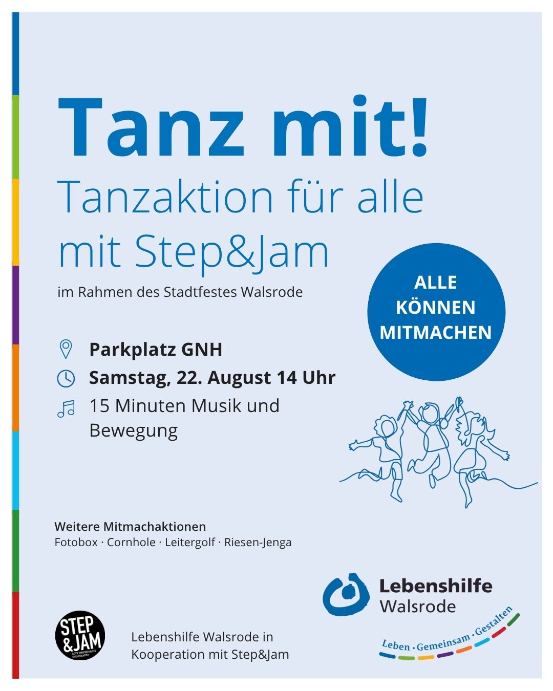 Tanzaktion für alle beim Stadtfest Walsrode